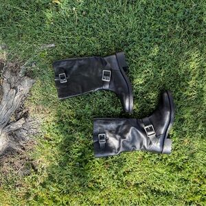 Free People Ride or Die Engineer Boots